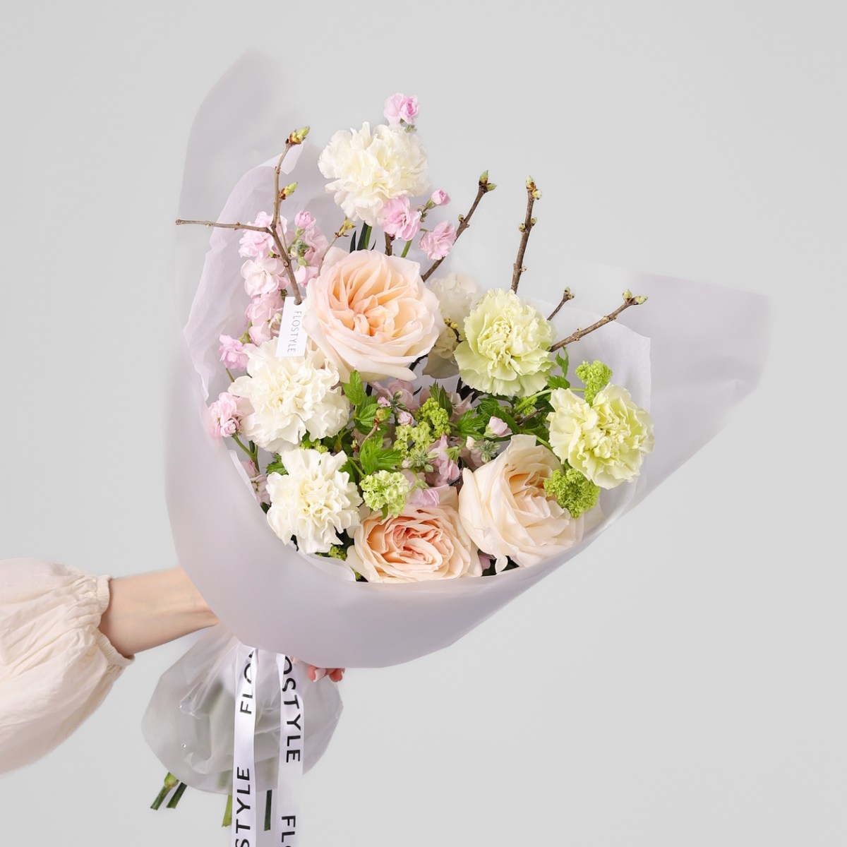 cvetushchie vetki buket 6